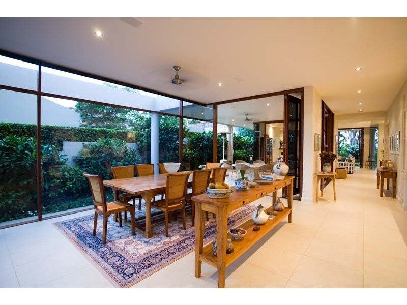 contemporary style dining room