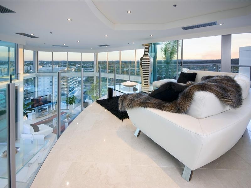 contemporary style living room