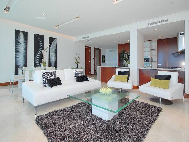 contemporary style living room