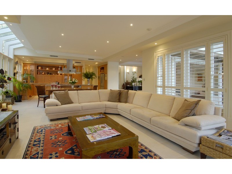 contemporary style living room