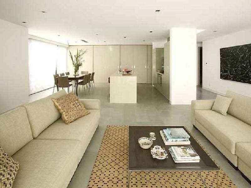 contemporary style living room