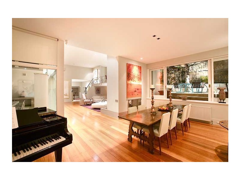 contemporary style dining room