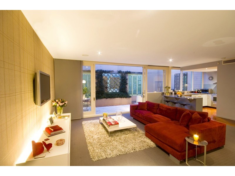 contemporary style living room