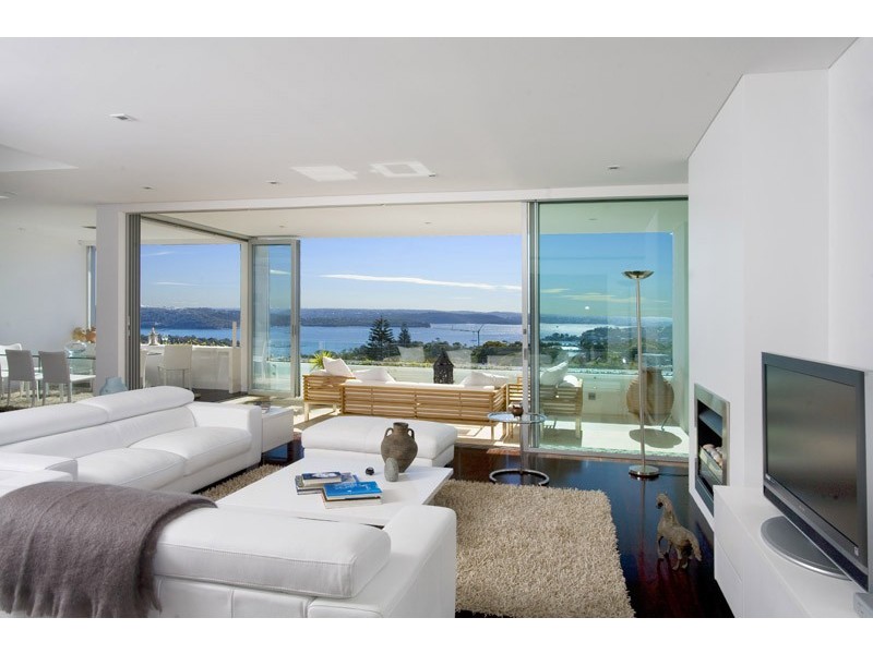 contemporary style living room