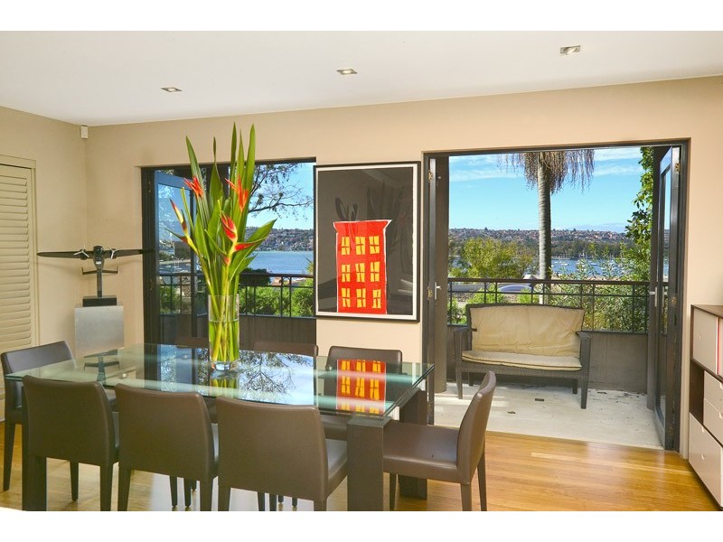 contemporary style dining room