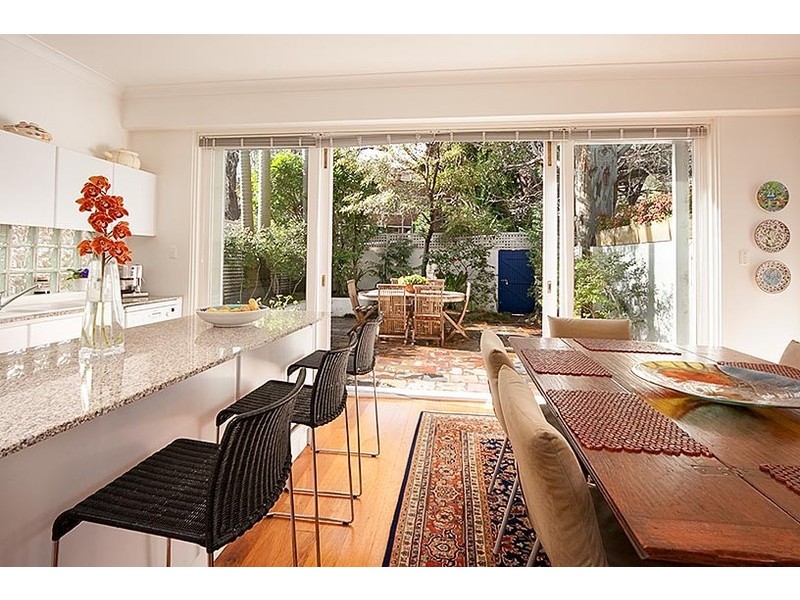 contemporary style dining room