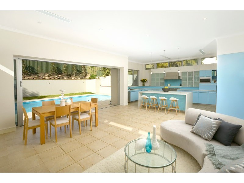 contemporary style dining room