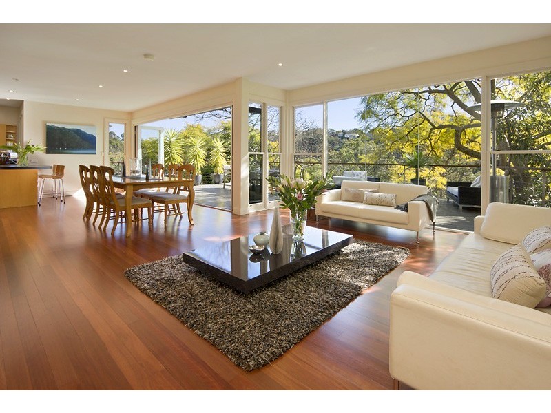 contemporary style living room