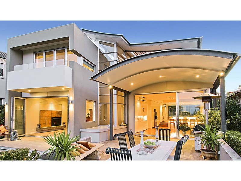 modern garden style landscape