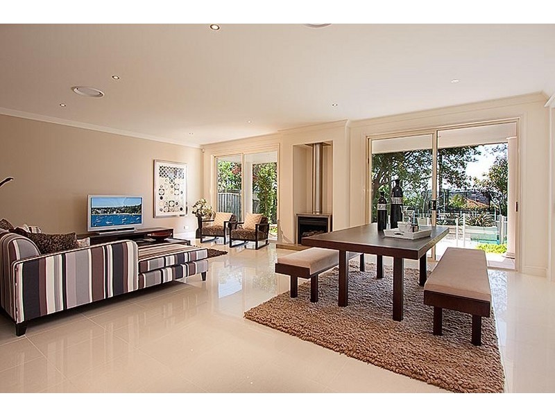 contemporary style dining room
