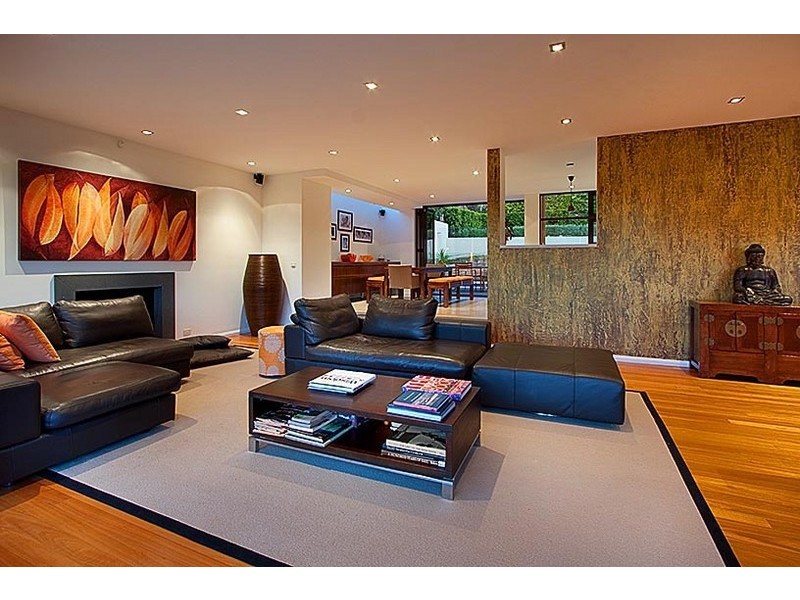 contemporary style living room