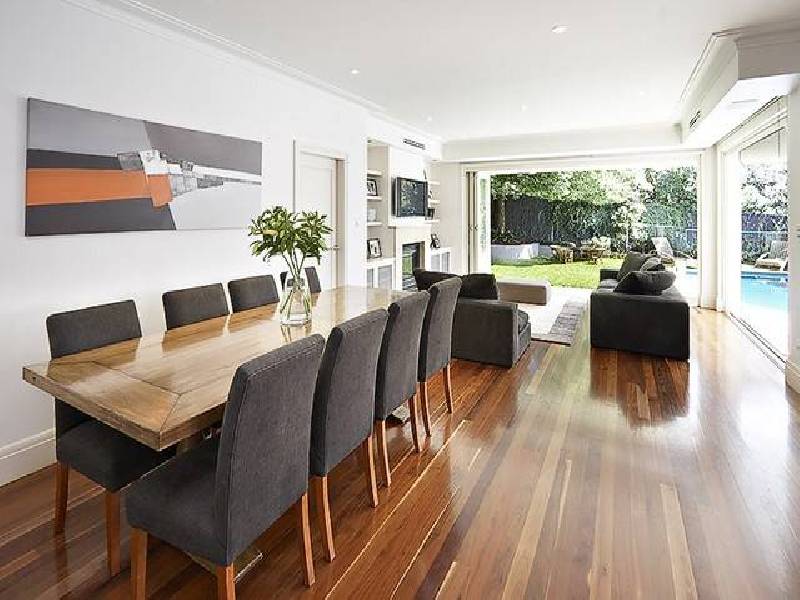 contemporary style dining room