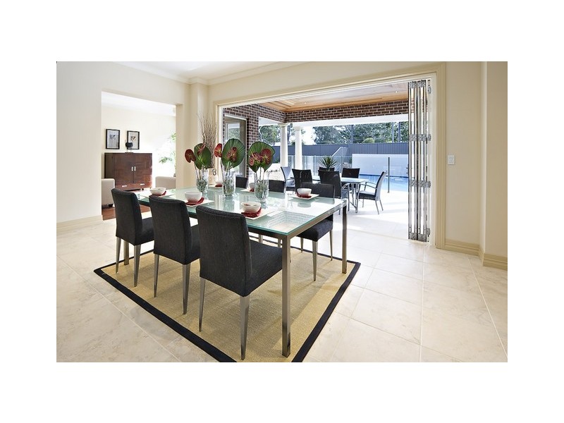 contemporary style dining room