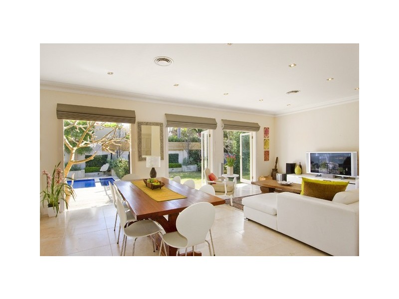 contemporary style dining room