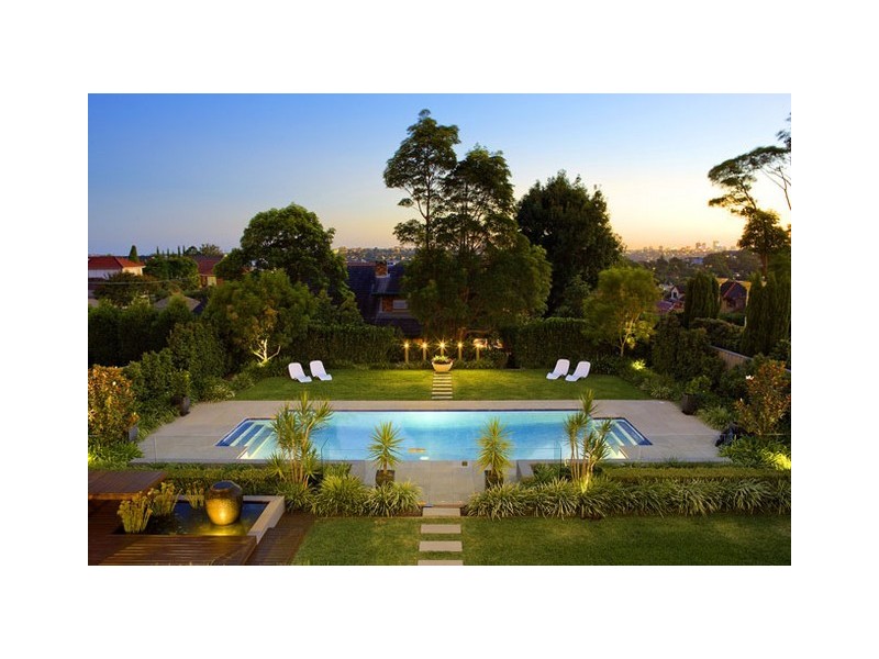 modern garden style landscape