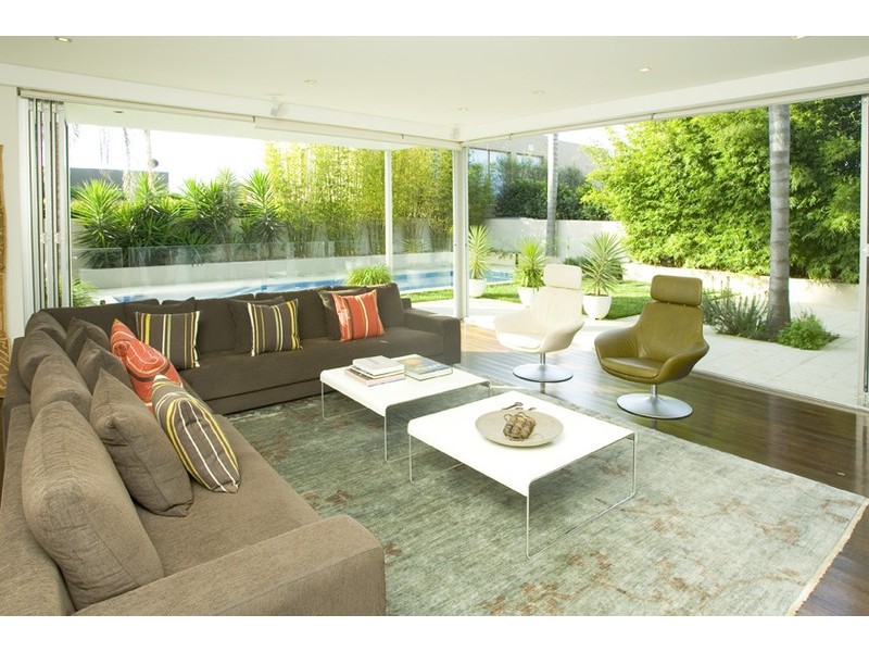 contemporary style living room