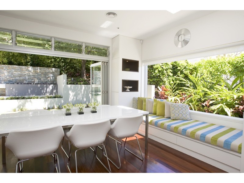 contemporary style dining room