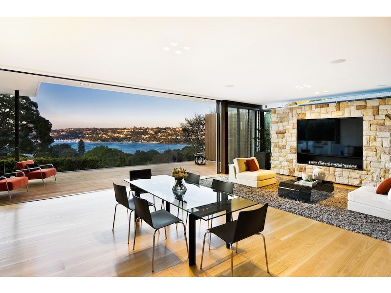 contemporary style dining room