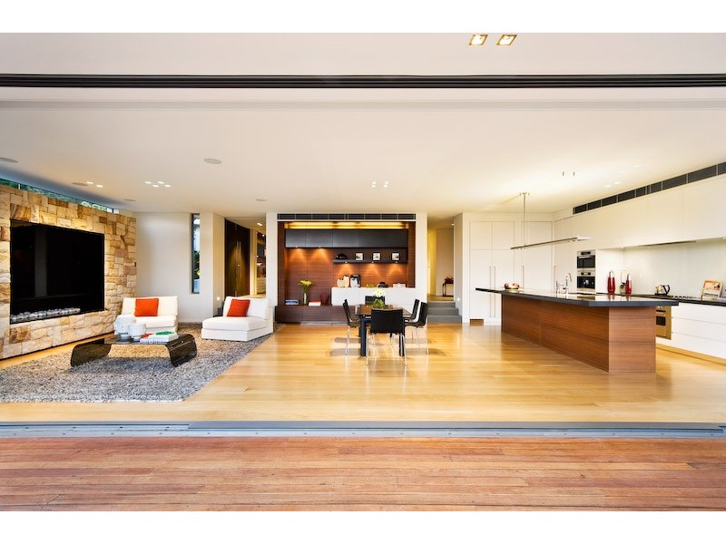 contemporary style living room