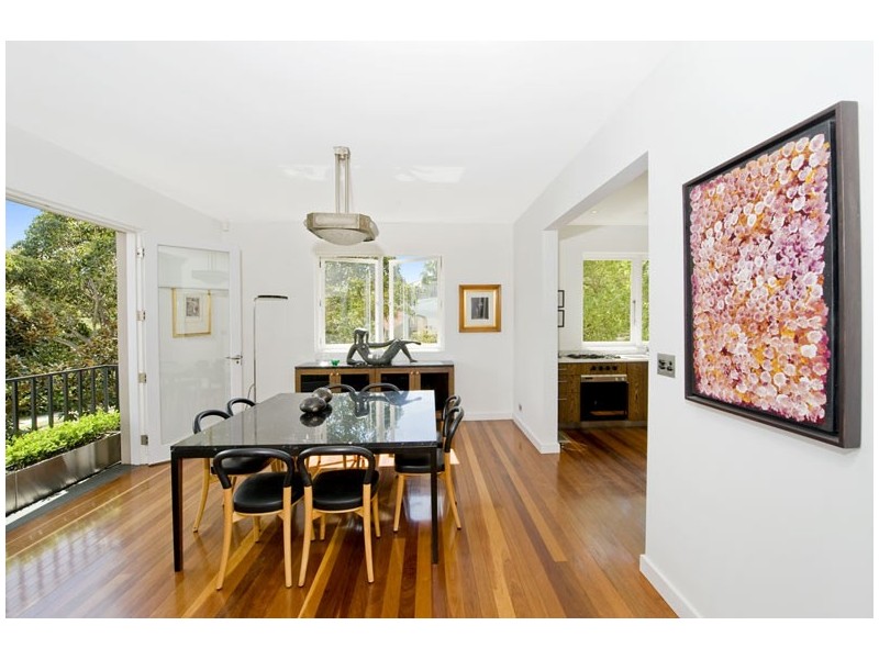 contemporary style dining room