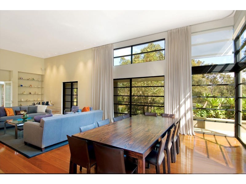 contemporary style dining room