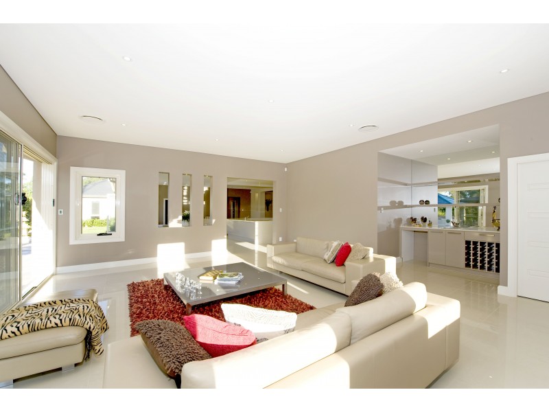 contemporary style living room