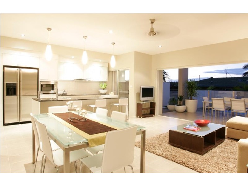 contemporary style dining room