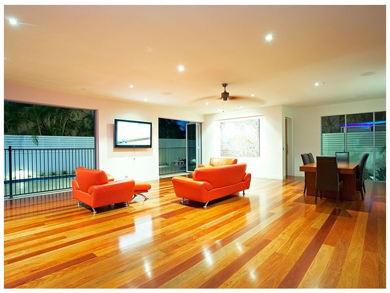 contemporary style living room