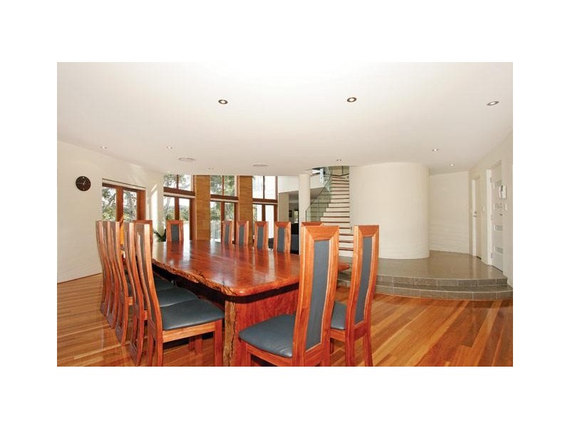 contemporary style dining room