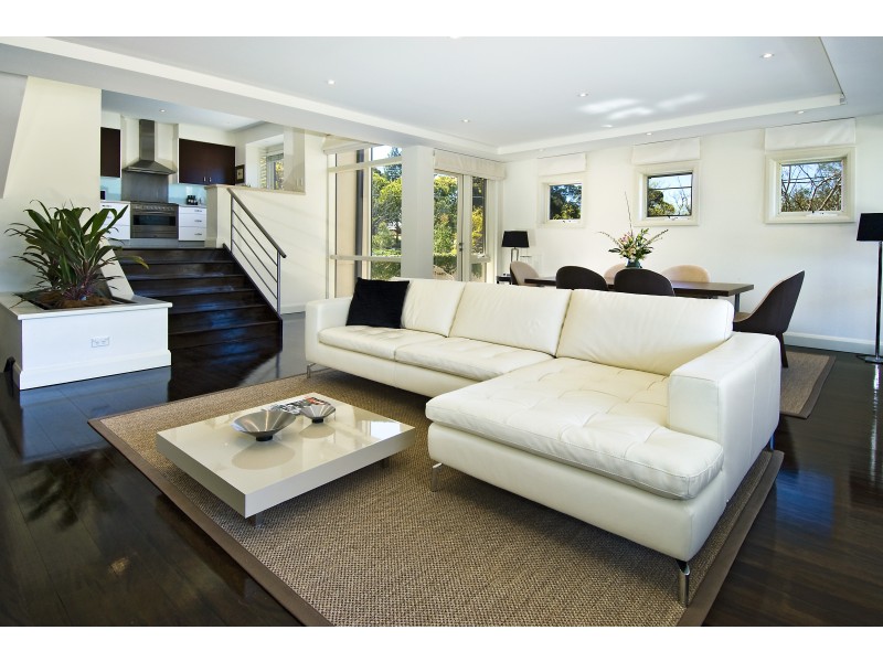 contemporary style living room