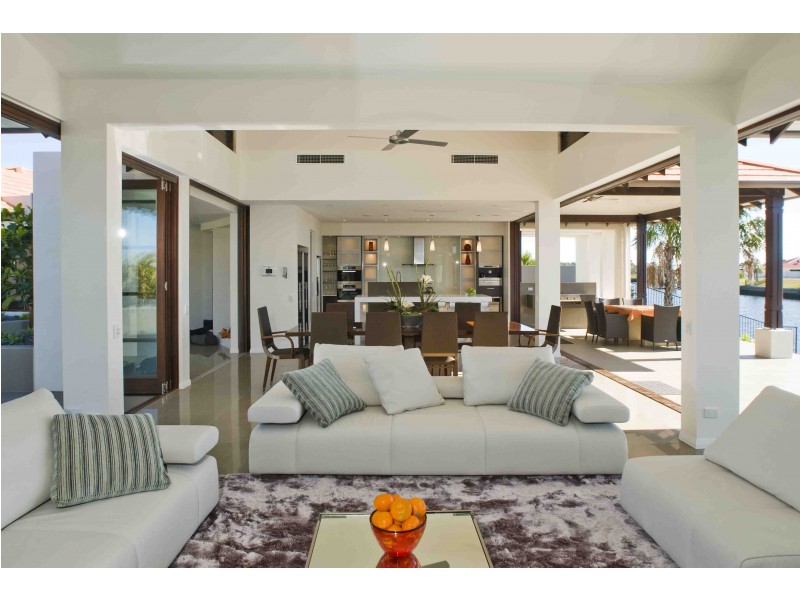 contemporary style living room