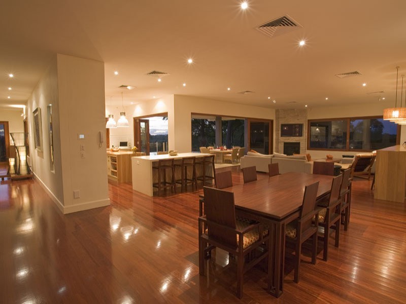 contemporary style dining room