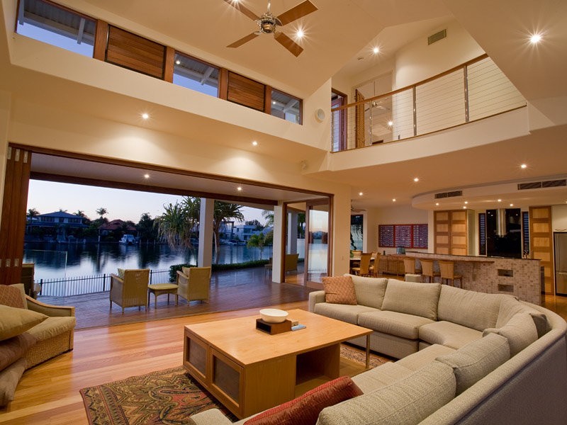 contemporary style living room