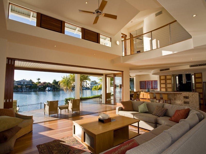 contemporary style living room