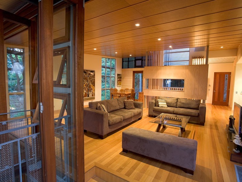 contemporary style living room