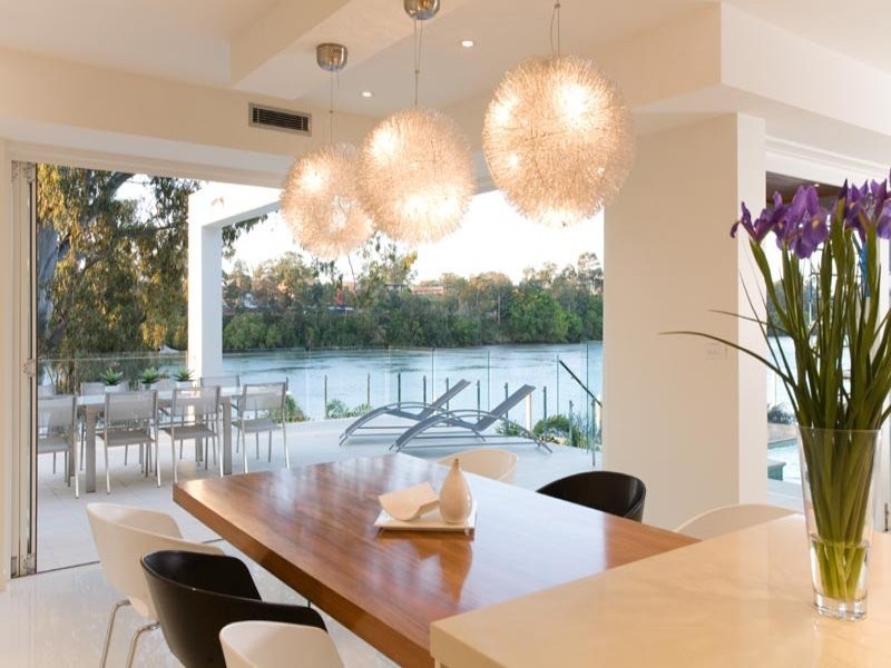 contemporary style dining room