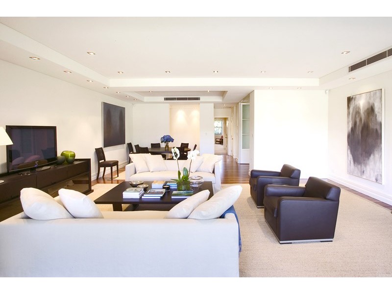 contemporary style living room