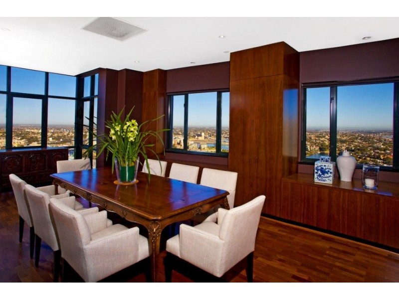 contemporary style dining room