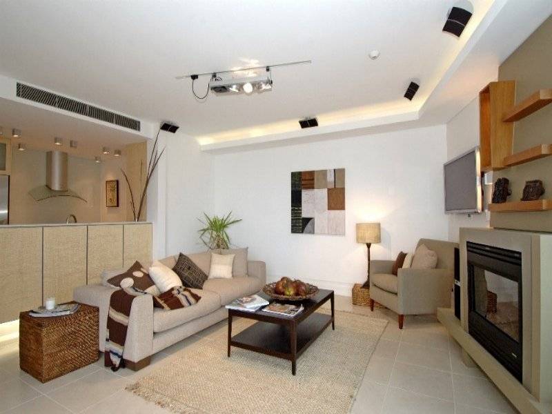 contemporary style living room