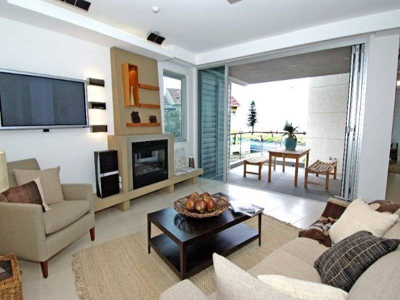 contemporary style living room