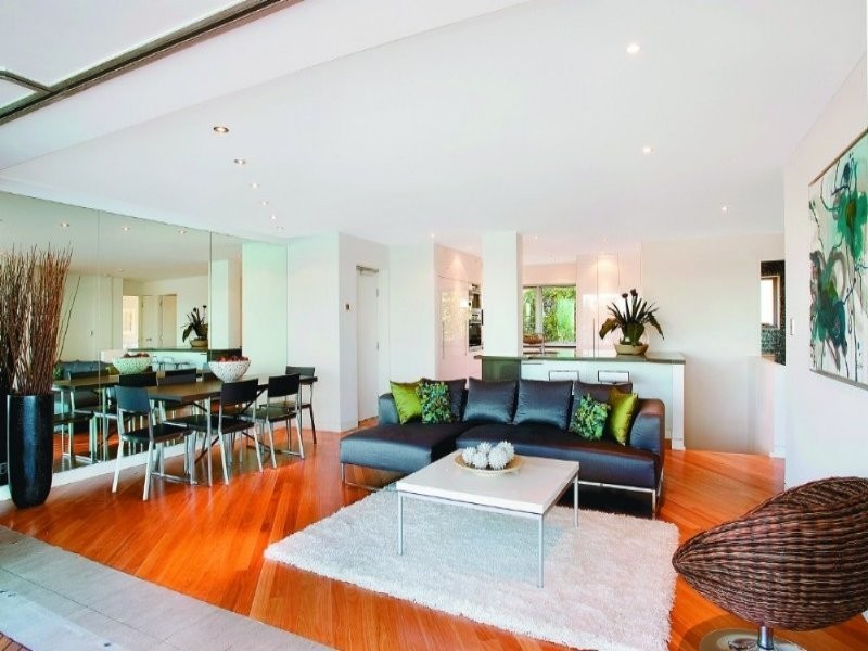 contemporary style living room