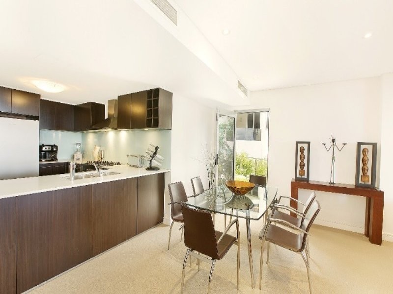 contemporary style dining room