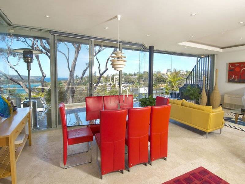 contemporary style dining room