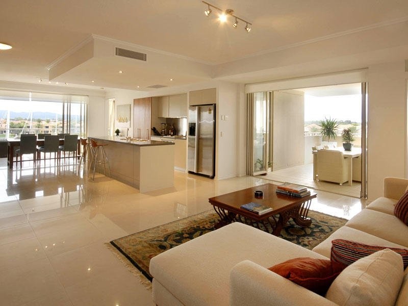 contemporary style living room