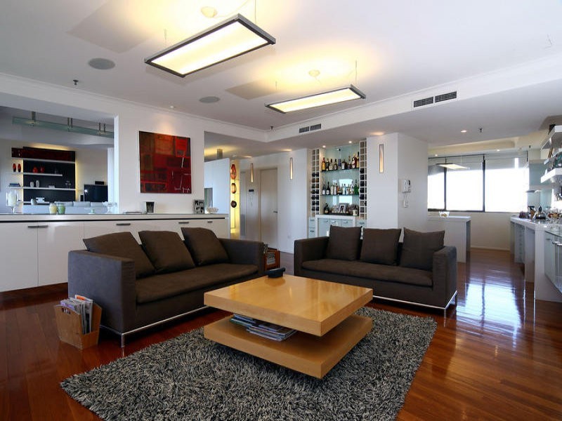 contemporary style living room