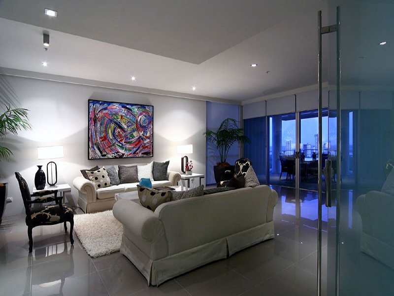 contemporary style living room