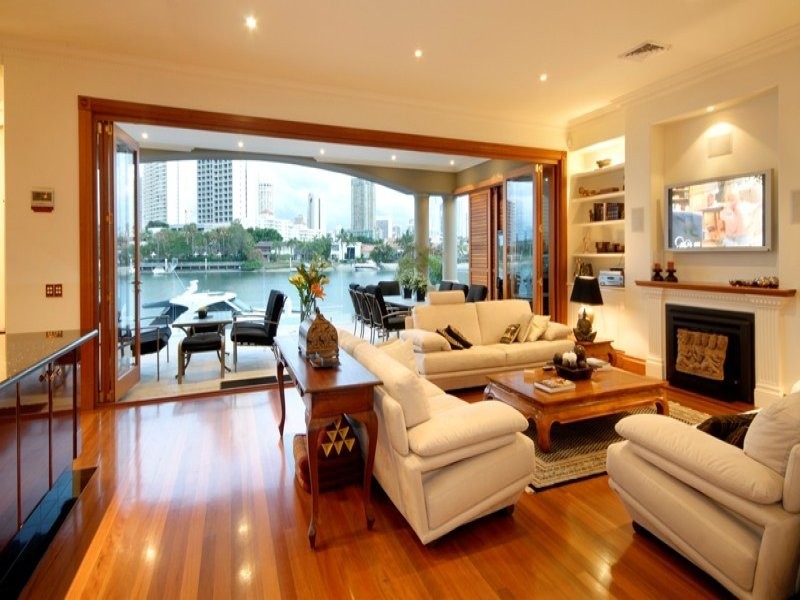 contemporary style living room