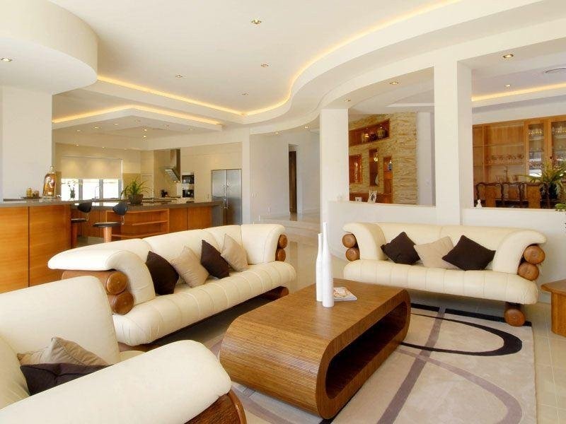 contemporary style living room