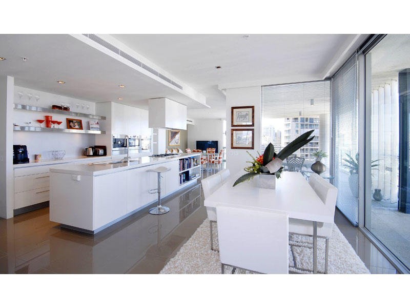 contemporary style dining room