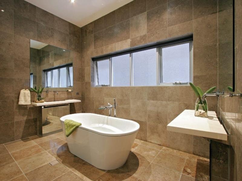 contemporary style bathroom